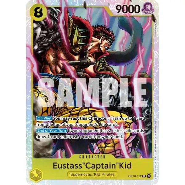 One Piece Trading Card Game Premium Booster -The Best- Vol. 2 Super Rare EustassCaptainKid OP10-112 [Reprint]