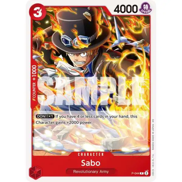 One Piece Trading Card Game Premium Booster -The Best- Vol. 2 Promo Sabo - P-044 P-044 [Reprint]