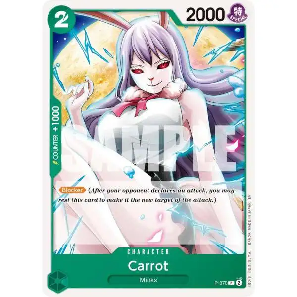 One Piece Trading Card Game Premium Booster -The Best- Vol. 2 Promo Carrot - P-070 P-070 [Reprint]