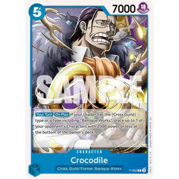 One Piece Trading Card Game Premium Booster -The Best- Vol. 2 Promo Crocodile - P-082 P-082 [Reprint]