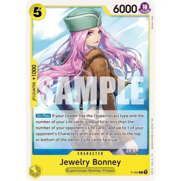 One Piece Trading Card Game Premium Booster -The Best- Vol. 2 Promo Jewelry Bonney - P-085 P-085 [Reprint]