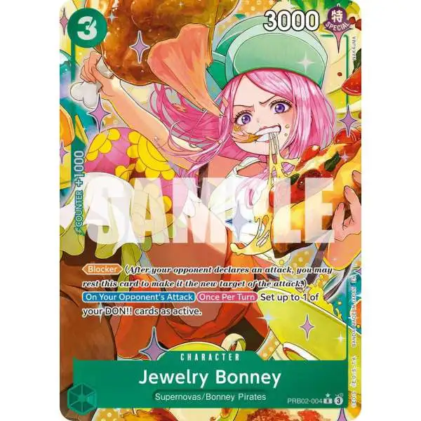 One Piece Trading Card Game Premium Booster -The Best- Vol. 2 Rare Jewelry Bonney - PRB02-004 PRB02-004 [Alternate Art]