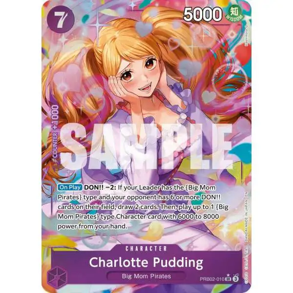 One Piece Trading Card Game Premium Booster -The Best- Vol. 2 Super Rare Charlotte Pudding - PRB02-010 PRB02-010 [Alternate Art]