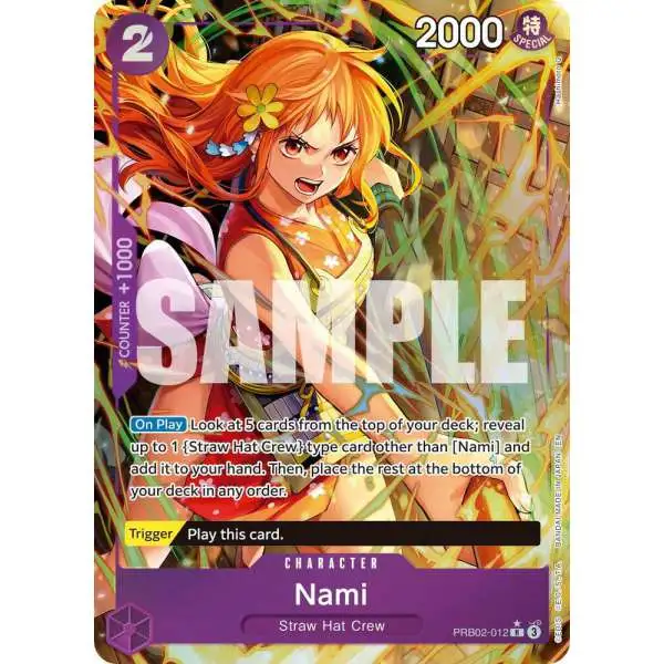 One Piece Trading Card Game Premium Booster -The Best- Vol. 2 Rare Nami PRB02-012 [Alternate Art]