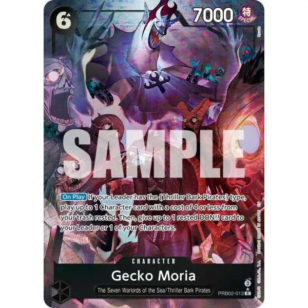 One Piece Trading Card Game Premium Booster -The Best- Vol. 2 Rare Gecko Moria PRB02-013 [Alternate Art]