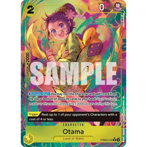 One Piece Trading Card Game Premium Booster -The Best- Vol. 2 Rare Otama PRB02-016 [Alternate Art]