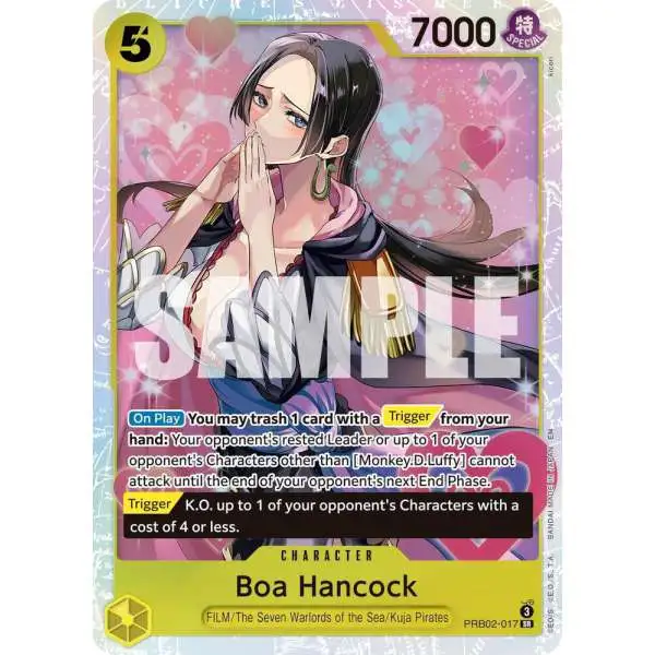 One Piece Trading Card Game Premium Booster -The Best- Vol. 2 Super Rare Boa Hancock PRB02-017