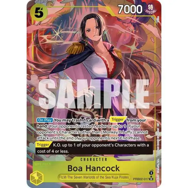 One Piece Trading Card Game Premium Booster -The Best- Vol. 2 Super Rare Boa Hancock PRB02-017 [Alternate Art]