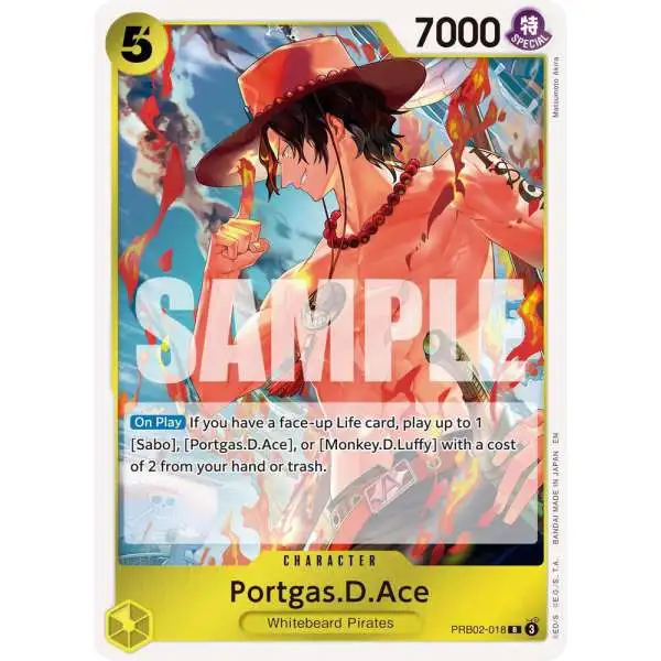 One Piece Trading Card Game Premium Booster -The Best- Vol. 2 Rare Portgas.D.Ace - PRB02-018 PRB02-018