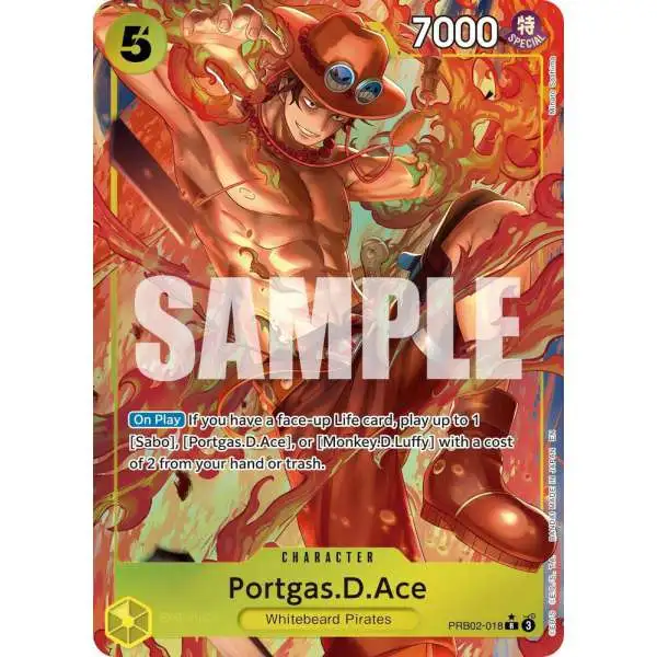 One Piece Trading Card Game Premium Booster -The Best- Vol. 2 Rare Portgas.D.Ace - PRB02-018 PRB02-018 [Alternate Art]