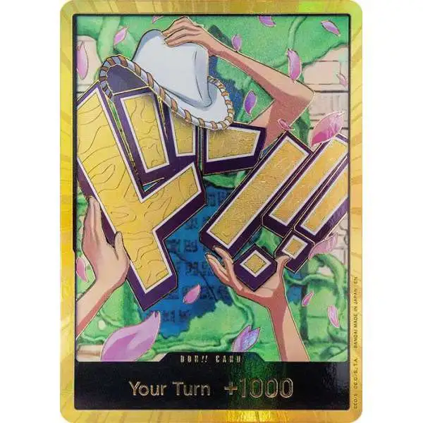 One Piece Trading Card Game Premium Booster -The Best- Vol. 2 DON!! DON!! Card [Robin Gold]
