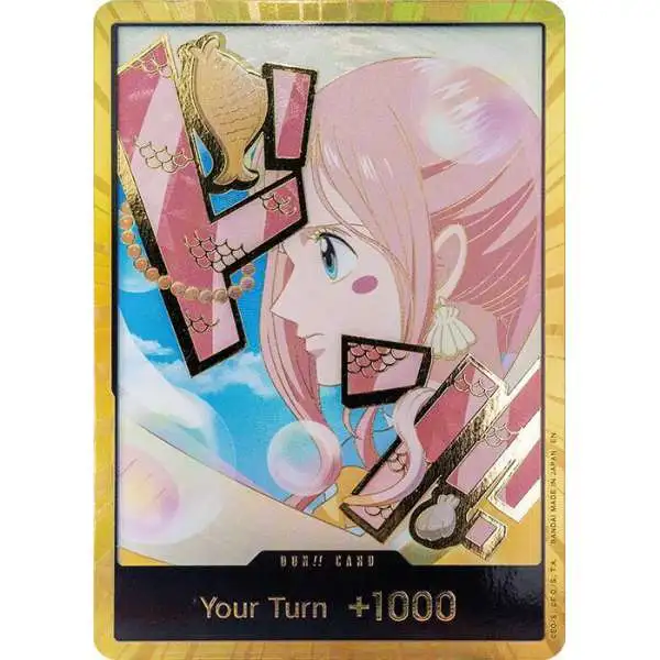 One Piece Trading Card Game Premium Booster -The Best- Vol. 2 DON!! DON!! Card [Shirahoshi Gold]