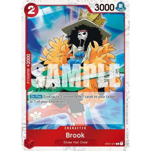 One Piece Trading Card Game Premium Booster -The Best- Vol. 2 Common Brook - ST01-011 ST01-011 [Pirate Foil]