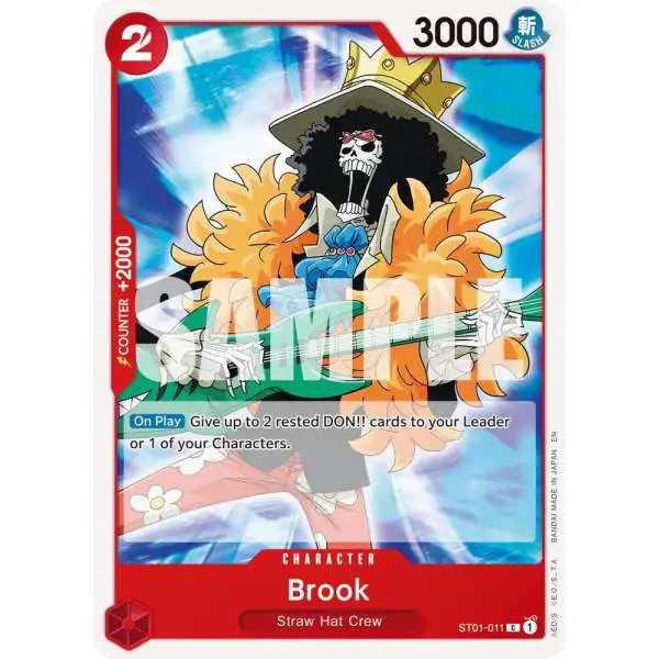 One Piece Trading Card Game Premium Booster -The Best- Vol. 2 Common Brook - ST01-011 ST01-011 [Reprint]