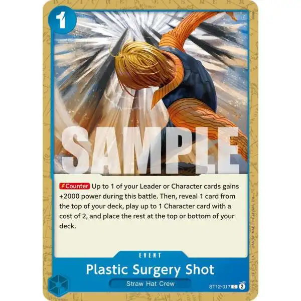 One Piece Trading Card Game Premium Booster -The Best- Vol. 2 Common Plastic Surgery Shot - ST12-017 ST12-017 [Reprint]