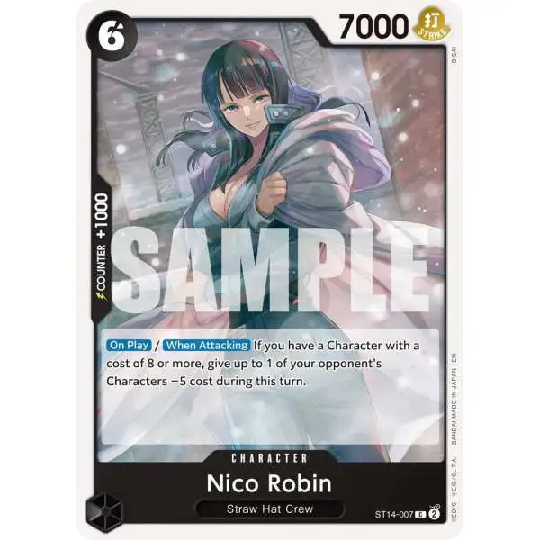 One Piece Trading Card Game Premium Booster -The Best- Vol. 2 Common Nico Robin - ST14-007 ST14-007 [Reprint]