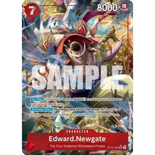 One Piece Trading Card Game Premium Booster -The Best- Vol. 2 Super Rare Edward.Newgate - ST15-002 ST15-002 [Alternate Art]