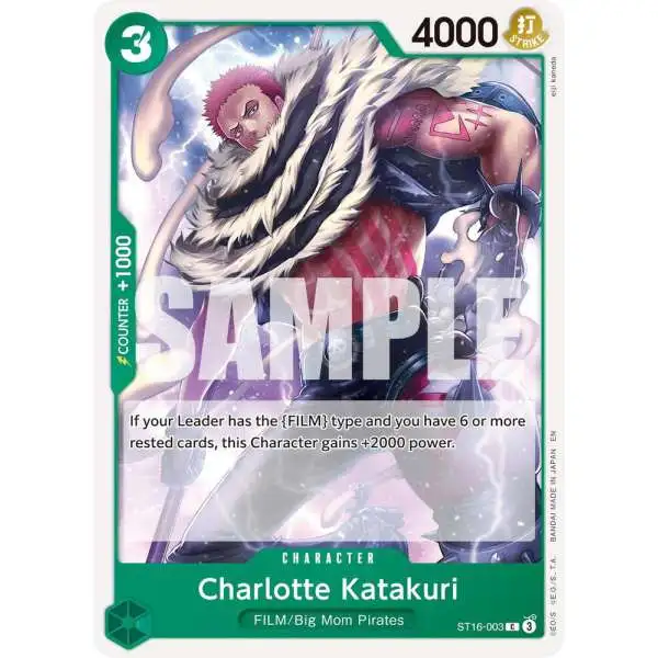 One Piece Trading Card Game Premium Booster -The Best- Vol. 2 Common Charlotte Katakuri ST16-003 [Reprint]