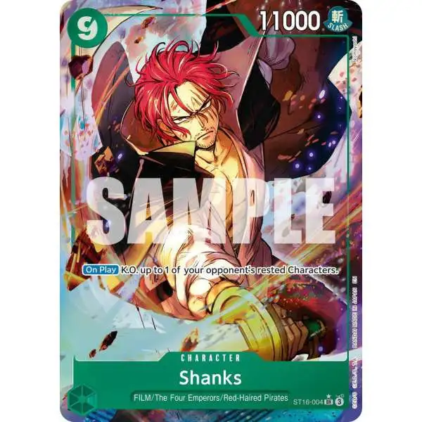 One Piece Trading Card Game Premium Booster -The Best- Vol. 2 Super Rare Shanks - ST16-004 ST16-004 [Alternate Art]