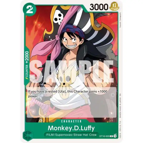 One Piece Trading Card Game Premium Booster -The Best- Vol. 2 Common Monkey.D.Luffy - ST16-005 ST16-005 [Reprint]