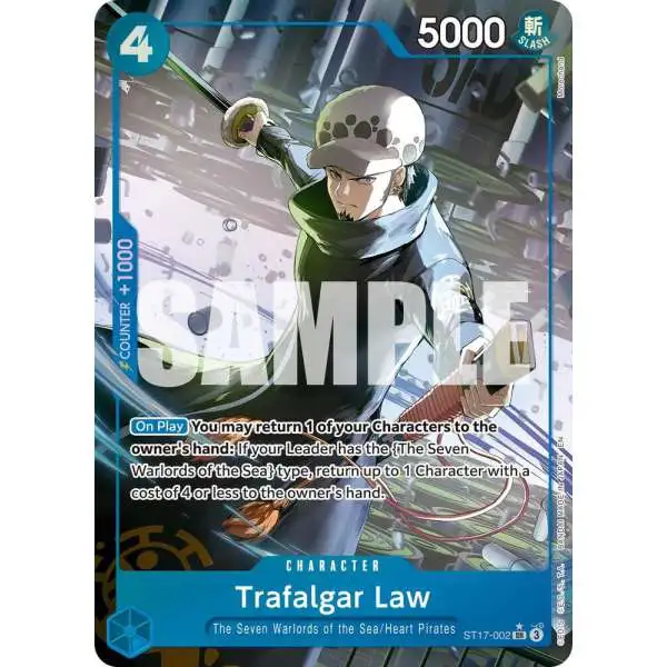 One Piece Trading Card Game Premium Booster -The Best- Vol. 2 Super Rare Trafalgar Law - ST17-002 ST17-002 [Alternate Art]