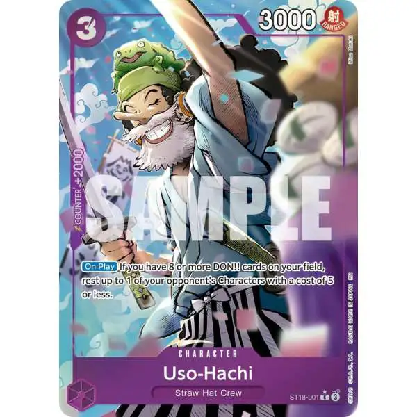 One Piece Trading Card Game Premium Booster -The Best- Vol. 2 Common Uso-Hachi ST18-001 [Alternate Art]