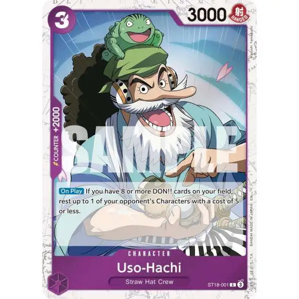 One Piece Trading Card Game Premium Booster -The Best- Vol. 2 Common Uso-Hachi ST18-001 [Pirate Foil]