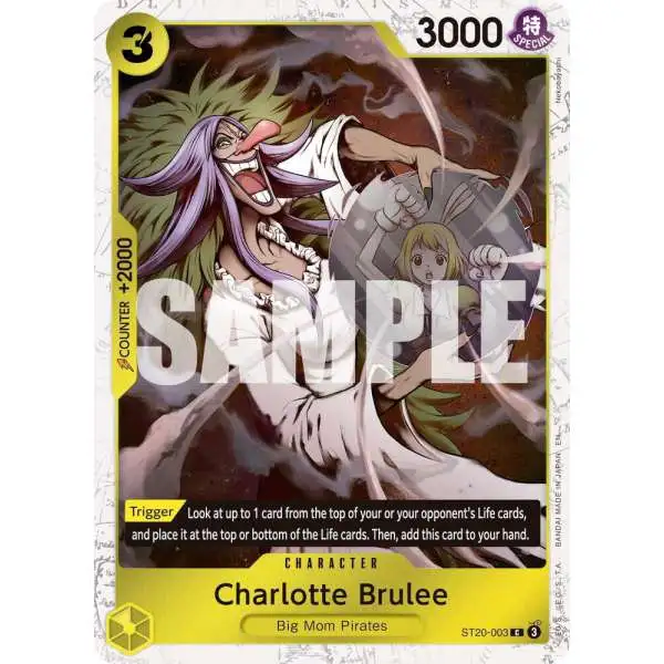 One Piece Trading Card Game Premium Booster -The Best- Vol. 2 Common Charlotte Brulee ST20-003 [Pirate Foil]