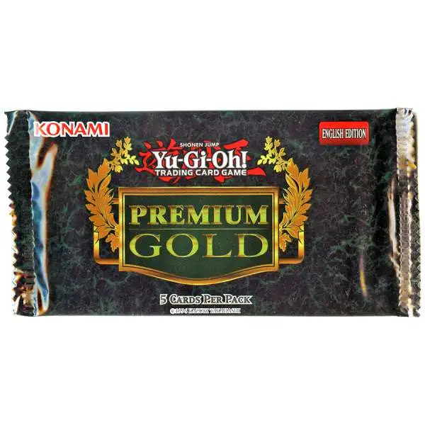 YuGiOh Premium Gold Booster Pack [5 Cards]