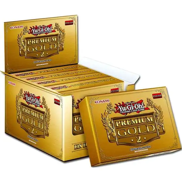 YuGiOh Premium Gold Return of the Bling DISPLAY Box [5 MINI Boxes (15 Booster Packs)]