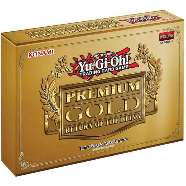 YuGiOh Premium Gold: Return of the Bling Mini Box [3 Booster Packs]