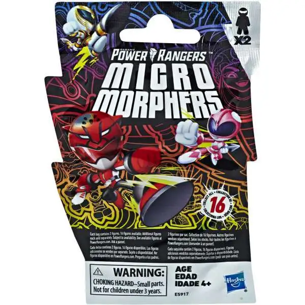 Power Rangers Beast Morphers Micro Morphers Series 1 Figure 2-Pack Mystery Pack