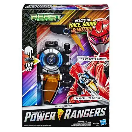 Power Rangers Beast Morphers Beast-X Morpher Roleplay Toy [Reacts to Voice, Sound & Motion!, Damaged Package]