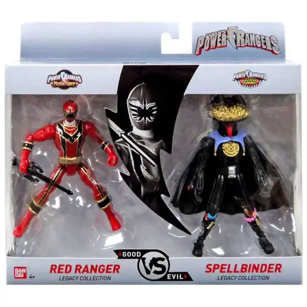 Power Rangers Good Vs. Evil Red Ranger vs. Spellbinder Action Figure 2-Pack