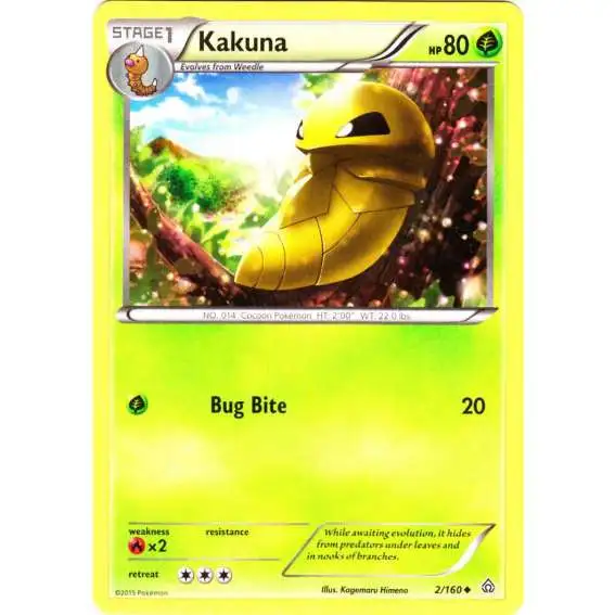 Pokemon X & Y Primal Clash Uncommon Kakuna #2