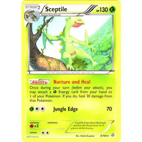 Pokemon X & Y Primal Clash Rare Sceptile #8