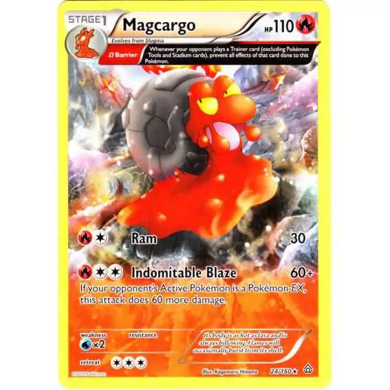 Pokemon X & Y Primal Clash Rare Magcargo #24