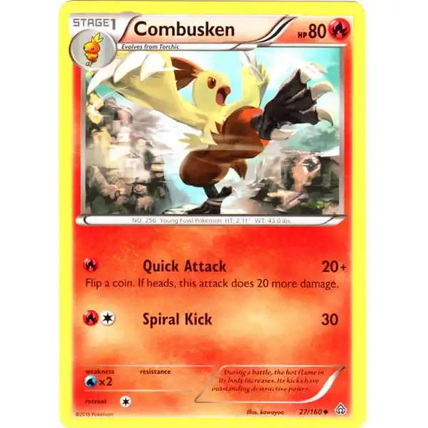Pokemon X & Y Primal Clash Uncommon Combusken #27