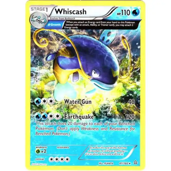 Pokemon X & Y Primal Clash Rare Whiscash #41