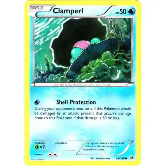 Pokemon X & Y Primal Clash Common Clamperl #49