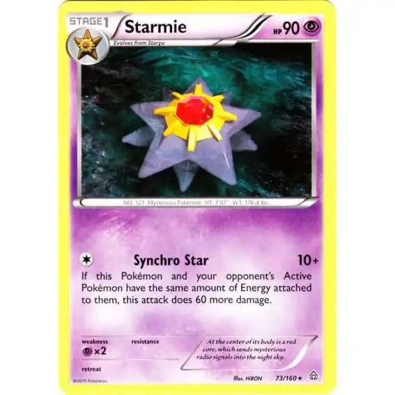 Pokemon X & Y Primal Clash Rare Starmie #73