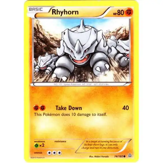 Pokemon Card Rhyhorn LV.23 Supreme Victors 122/147 EX/NM Reverse Holo COmmon TCG 