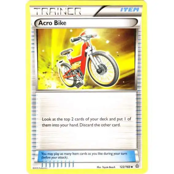 Pokemon X & Y Primal Clash Uncommon Acro Bike #122