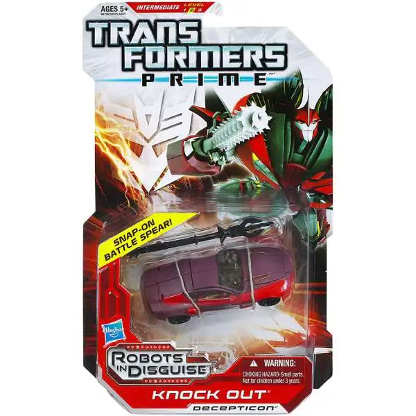 Transformers: R.E.D. Prime Knockout Kids Toy Action Figure for