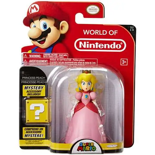 World of Nintendo Series 3 Princess Peach with Crown 4 Action