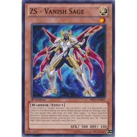 YuGiOh Trading Card Game Primal Origin Common ZS - Vanish Sage PRIO-EN001