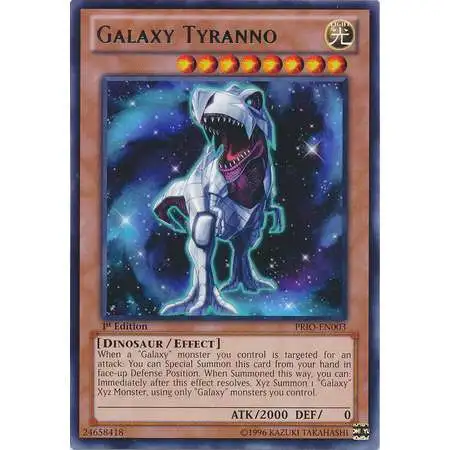 YuGiOh Trading Card Game Primal Origin Rare Galaxy Tyranno PRIO-EN003