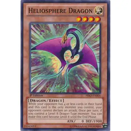 YuGiOh Trading Card Game Primal Origin Common Heliosphere Dragon PRIO-EN004