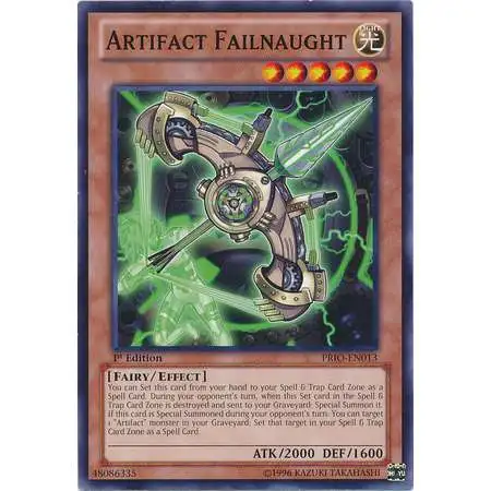 YuGiOh Trading Card Game Primal Origin Common Artifact Failnaught PRIO-EN013