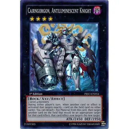 YuGiOh Trading Card Game Primal Origin Super Rare Cairngorgon, Antiluminescent Knight PRIO-EN054